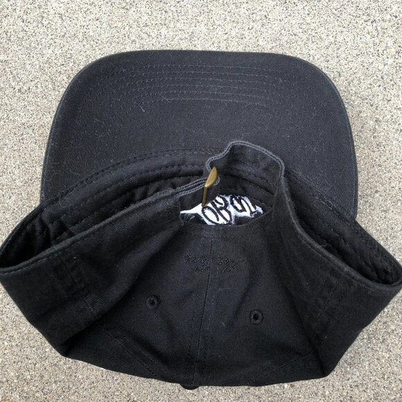 THE BAR Baseball Hat Men's Adjustable Cap Black Cotton - Picture 4 of 5